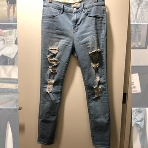 Distressed PacSun jeggings
